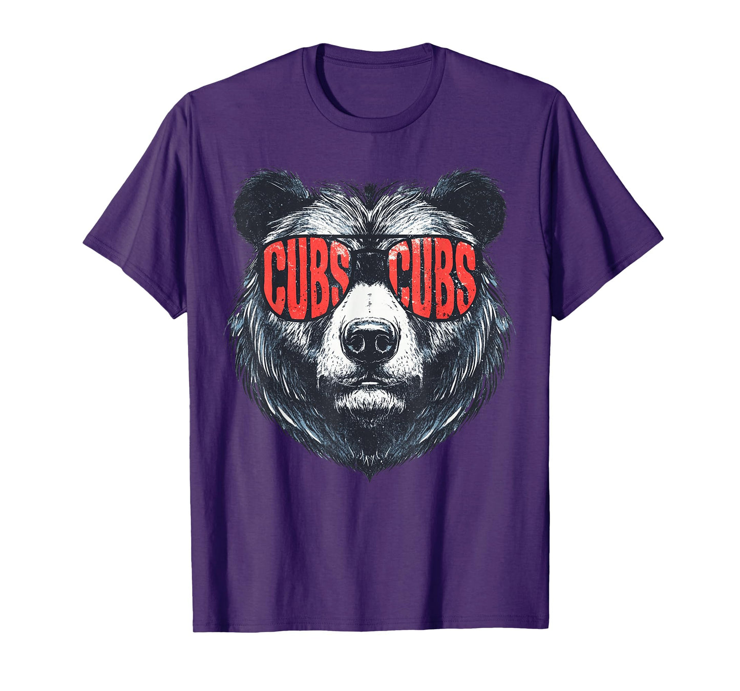 Cubs Wearing Sunglasses Retro Vintage T-Shirt