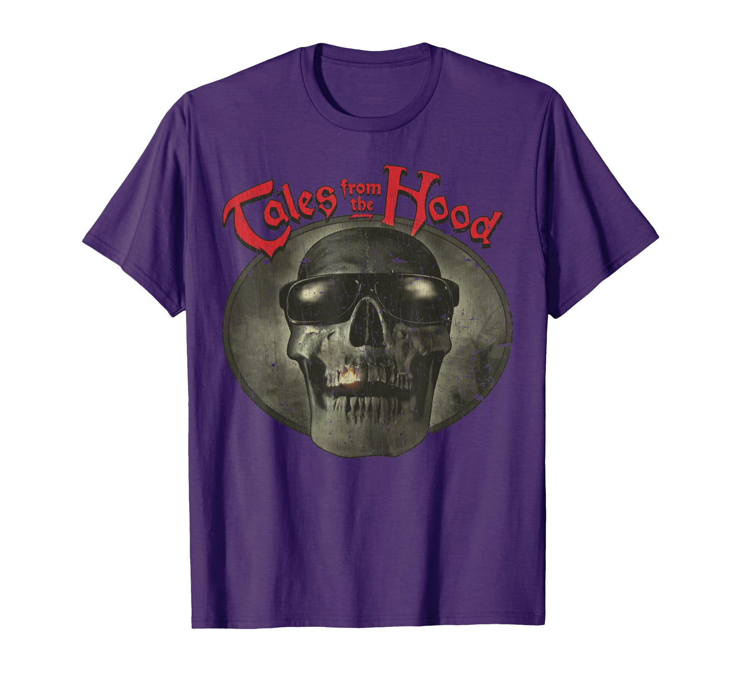 Vintage Tales Dark Skull From The Retro Hood Design T-Shirt