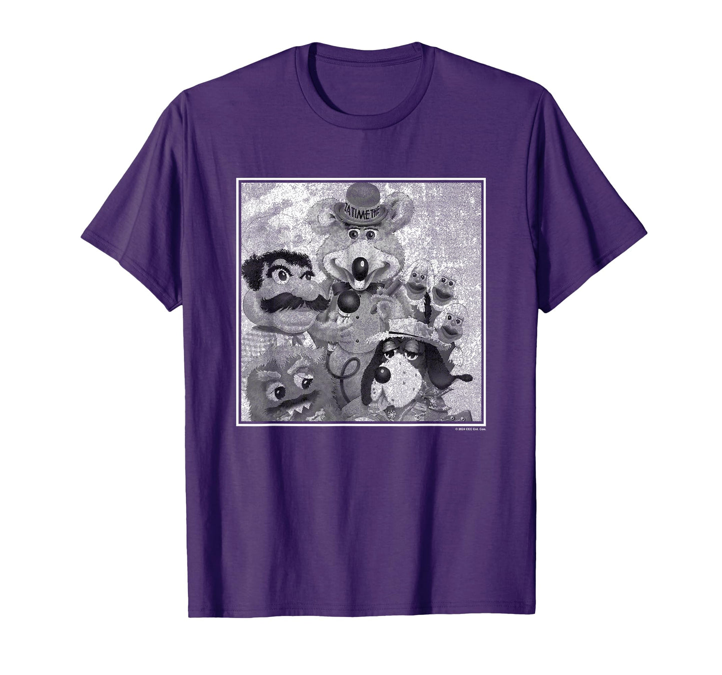 Chuck E. Cheese Group Shot Vintage Band Photo Logo T-Shirt