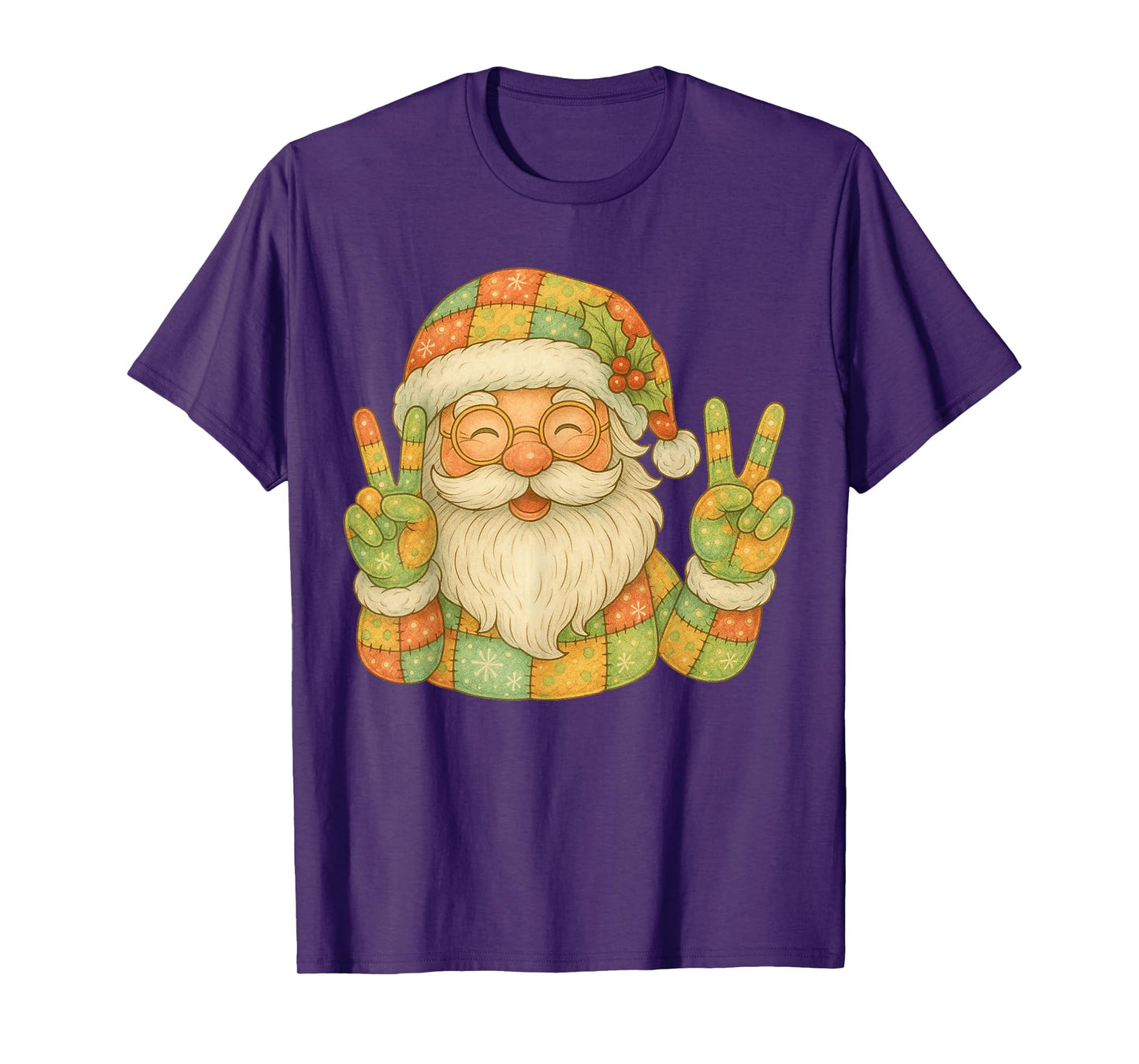 Preppy Santa Christmas Crew 2025 Funny Family Matching 2025 T-Shirt