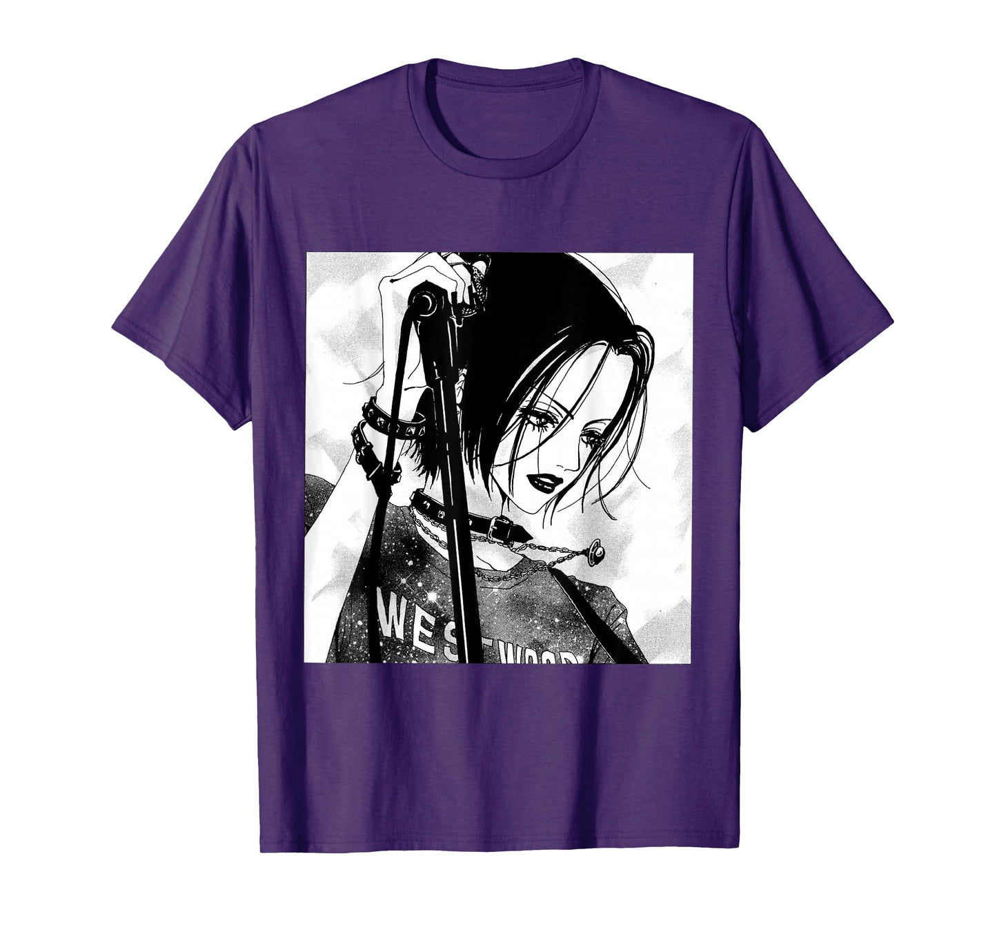 Anime Gothic Girl Aesthetic Soft Grunge Waifu Japanese Otaku T-Shirt