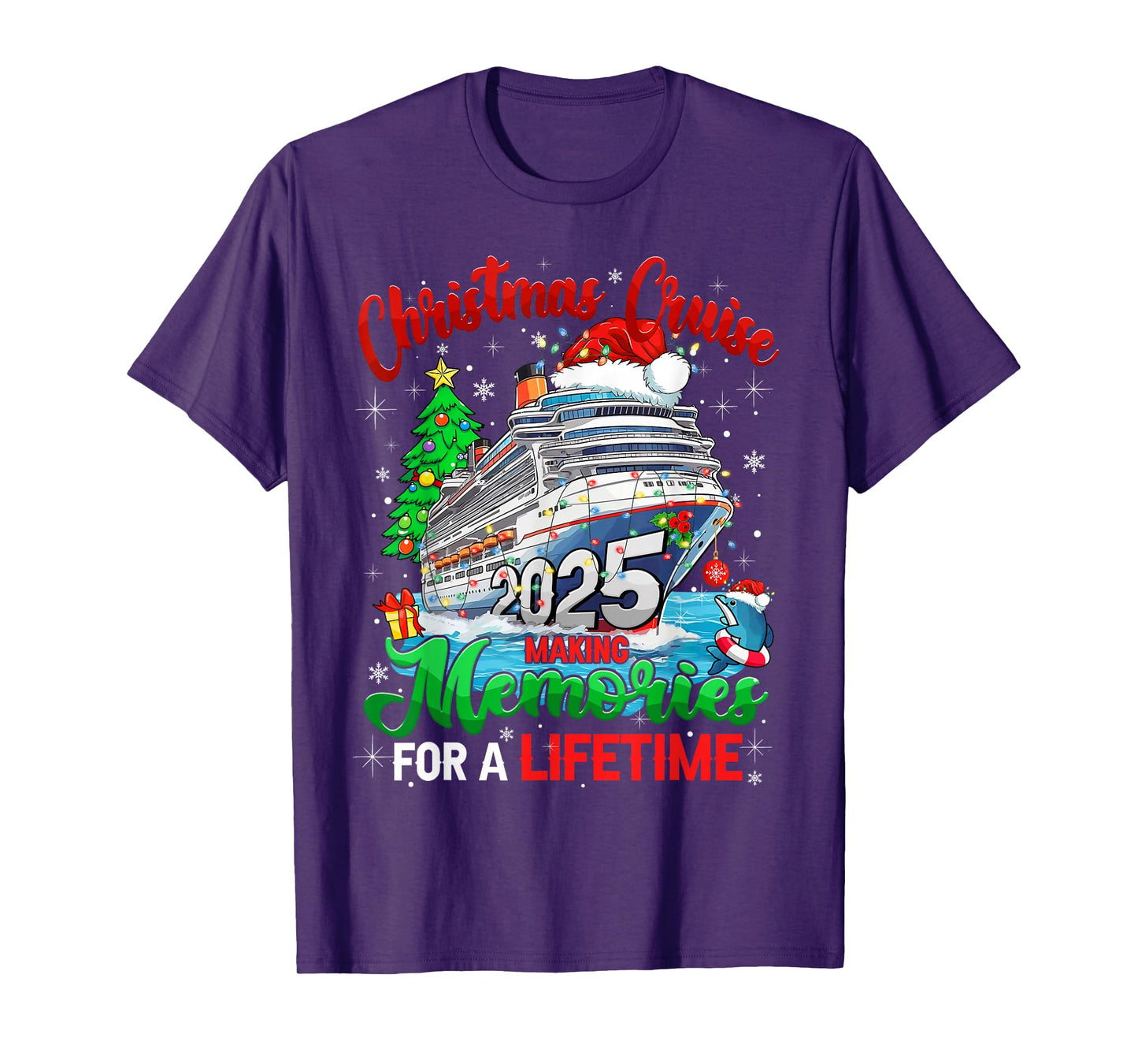 Christmas Cruise 2025 Making Memories for A Lifetime Holiday T-Shirt