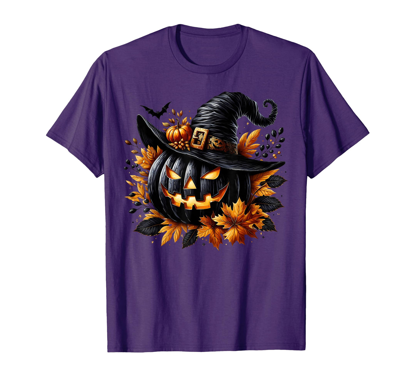 Halloween Witch Pumpkin for Women Jack O Lantern for Witches T-Shirt
