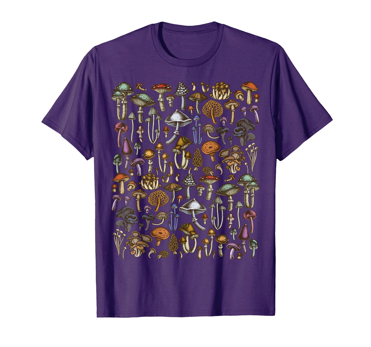 Mushrooms Fun Mycology Fungi Foraging Mushroom Lovers Tee T-Shirt