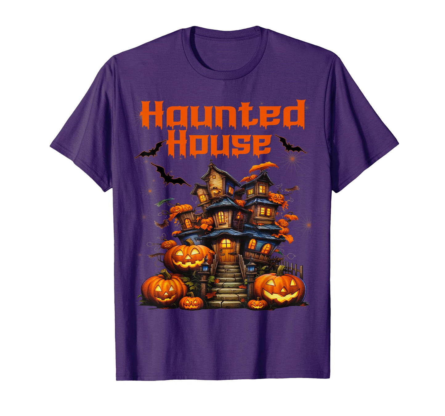 Halloween Haunted House .Halloween Witch House T-Shirt