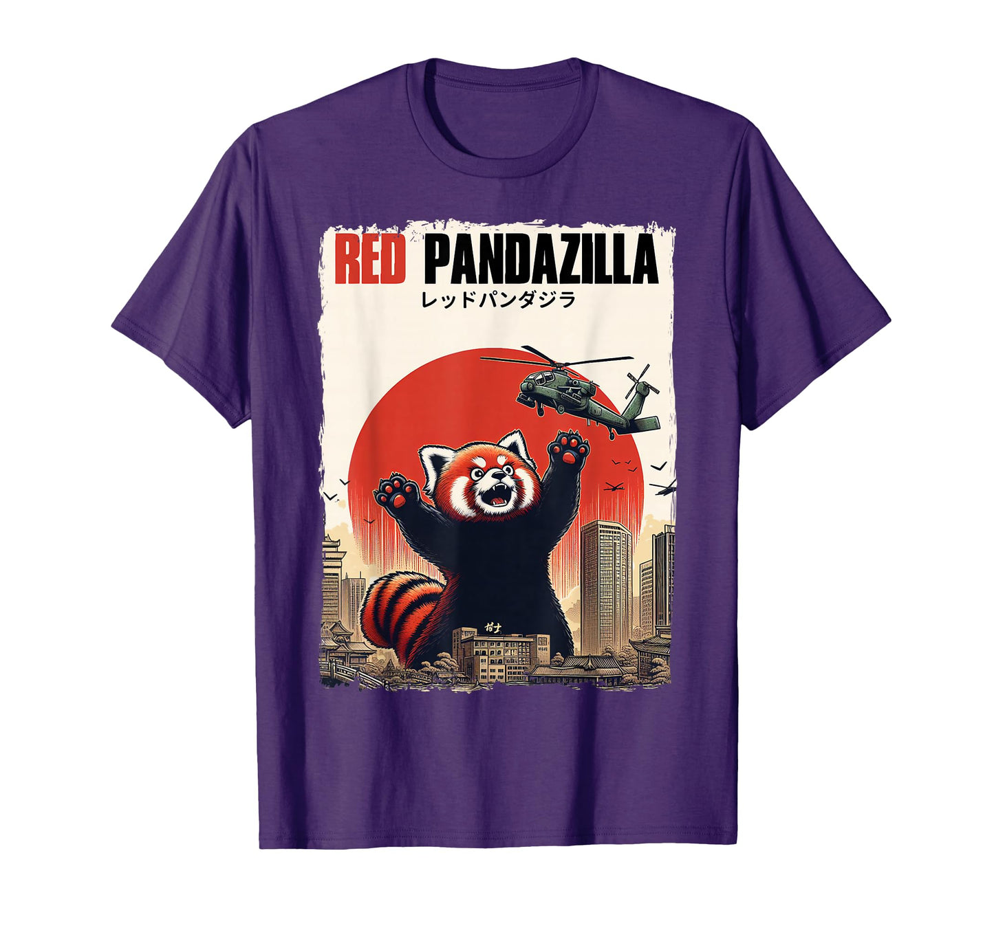 Red Pandazilla Japanese Art Perfect Gifts Funny Red Panda T-Shirt