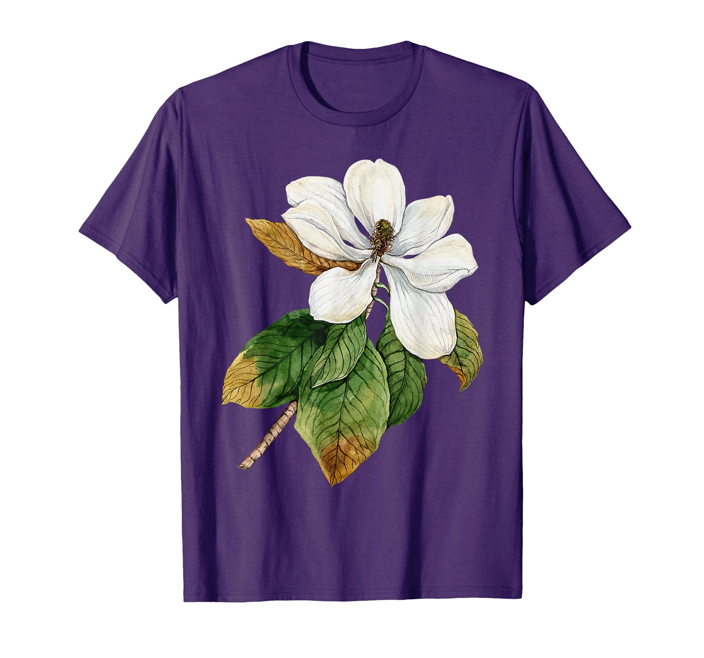 Boho Flower Magnolia Graphic Botanical Gardener Nature Lover T-Shirt
