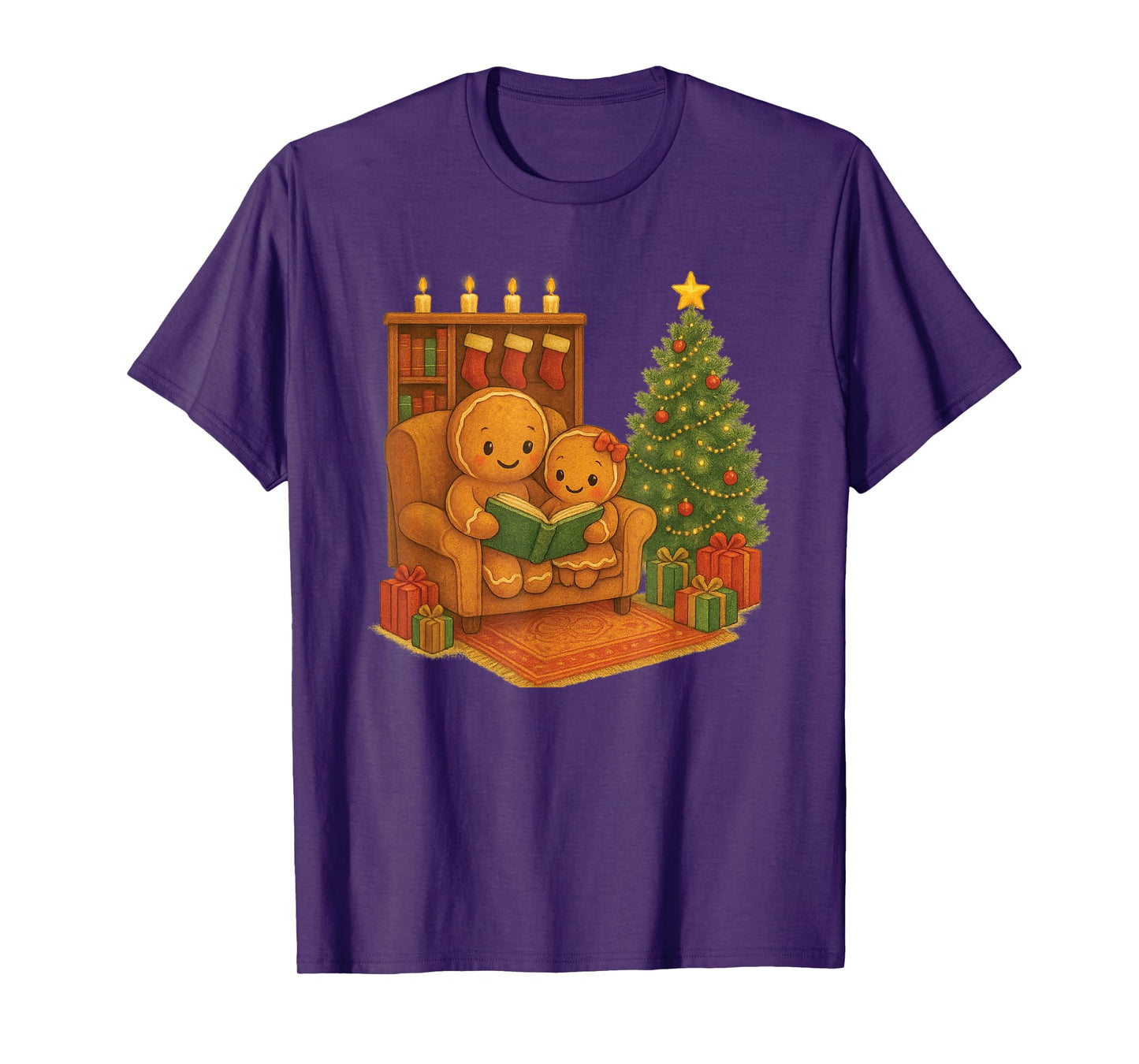 Christmas Read, Cozy Bookish Xmas Girl Reader Ugly Gift T-Shirt
