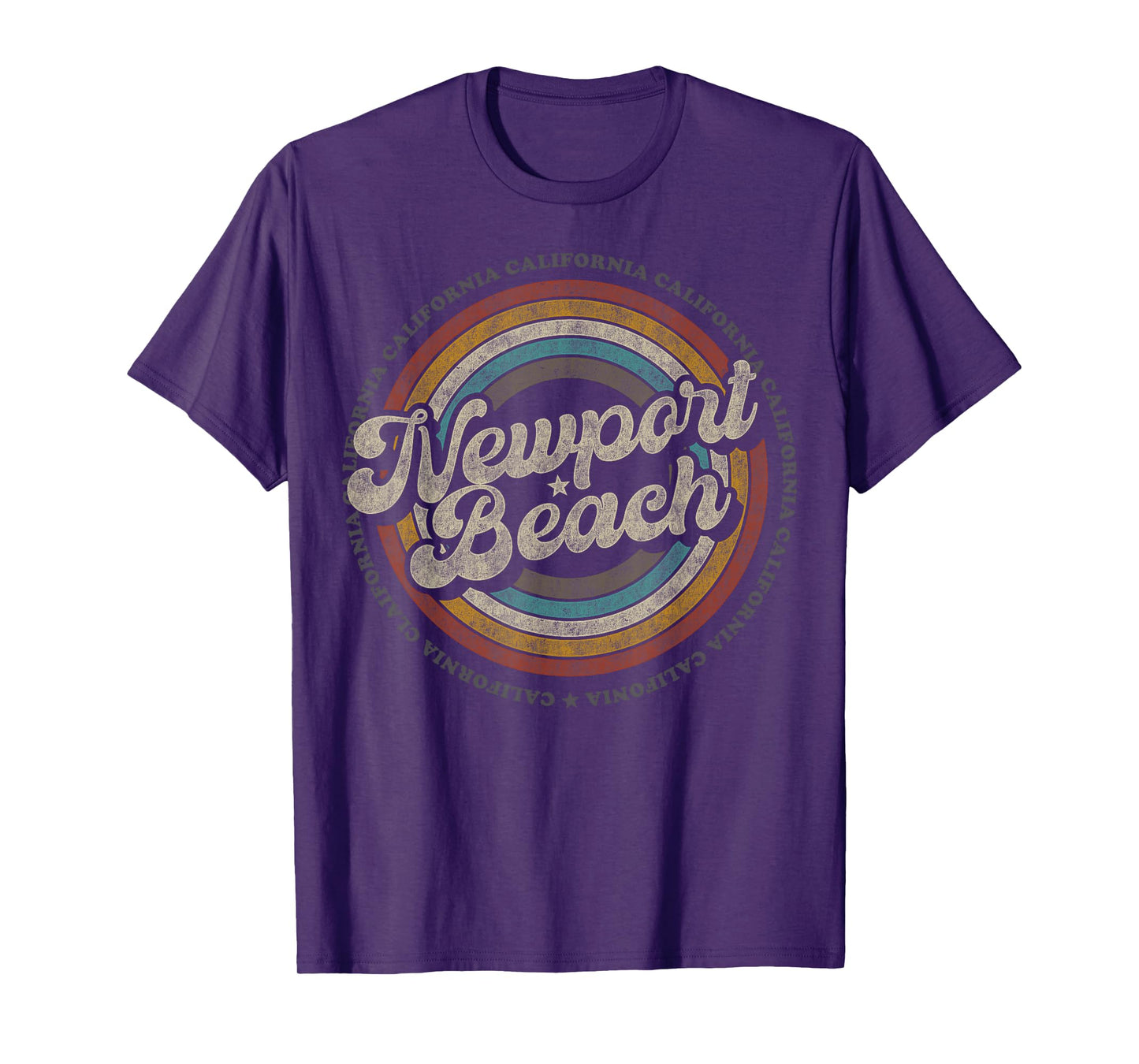 Newport Beach California CA City Summer vintage T-Shirt
