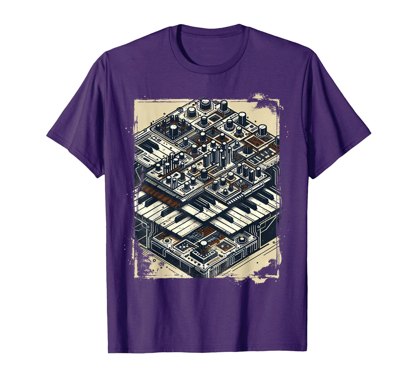 Cool Synthesizer 80s Vintage T-Shirt