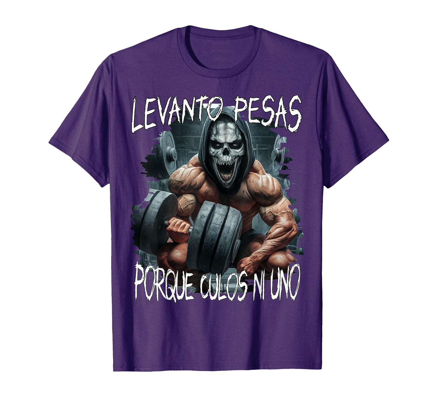 Levanto pesas porque culos ni uno - calacas chidas gym T-Shirt