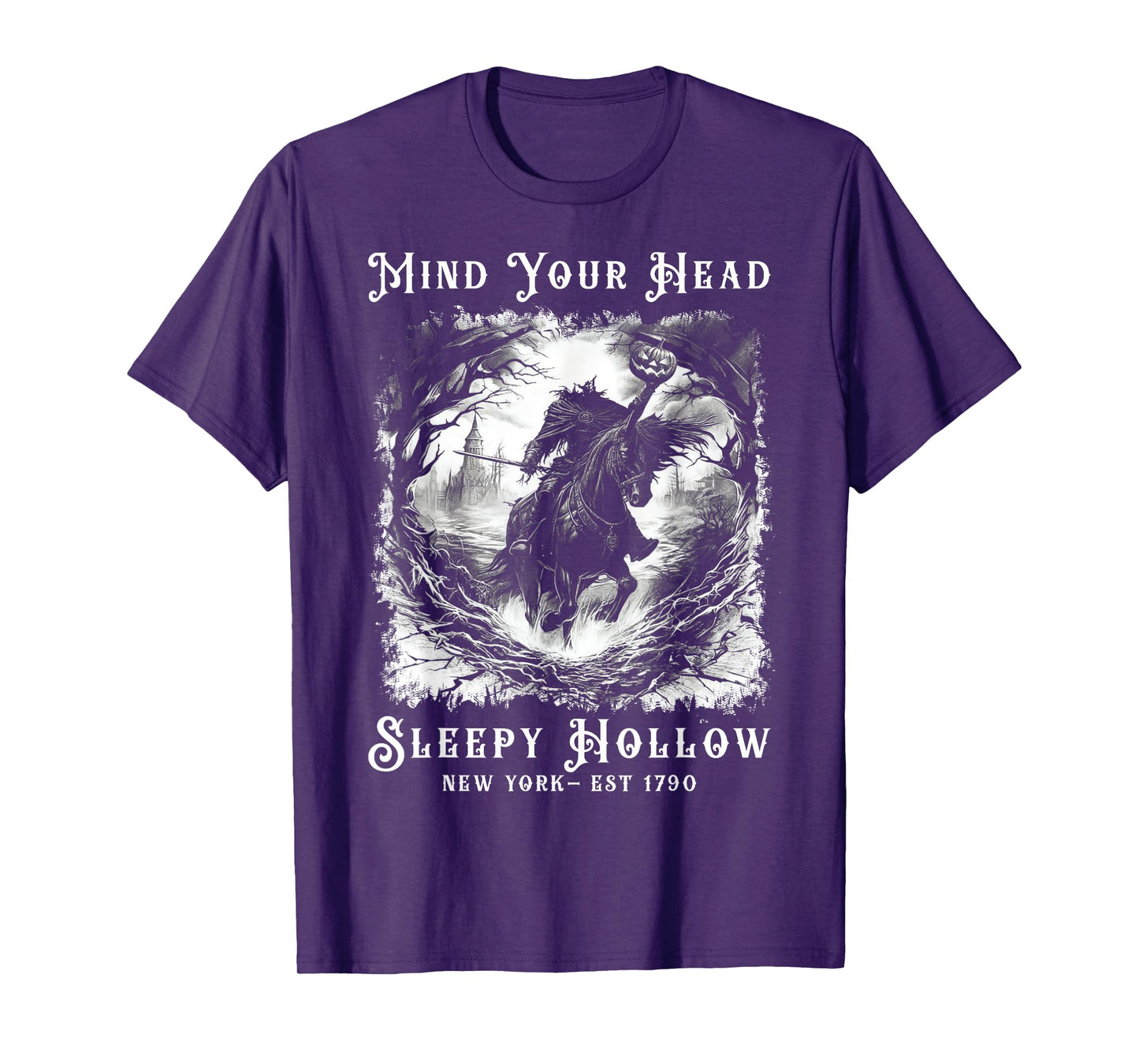 Vintage Mind Your Head Sleepy Hollow Headless Horseman T-Shirt