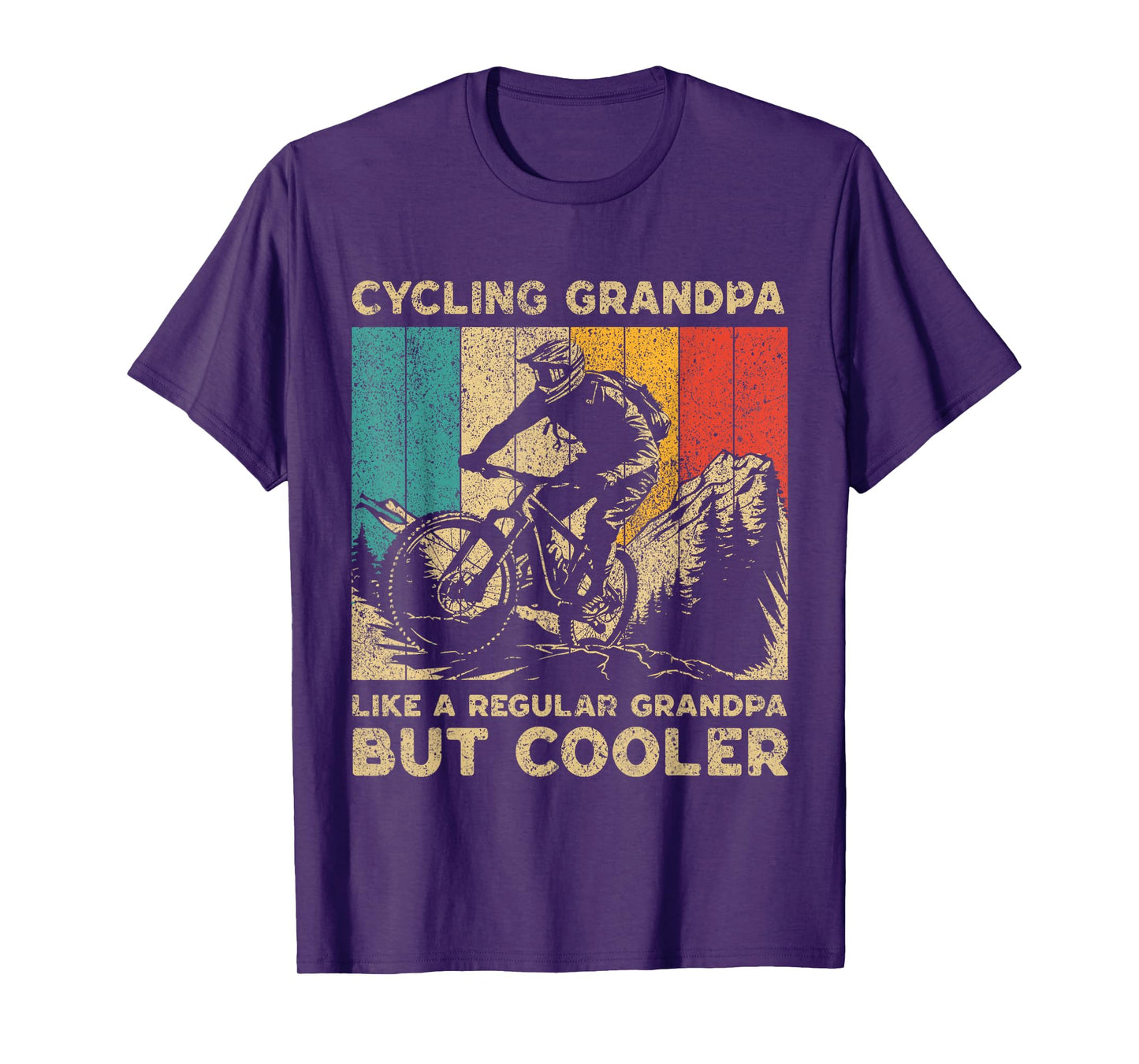 Cycling Grandpa Bicycle Riding Cyclist Mens T-Shirt
