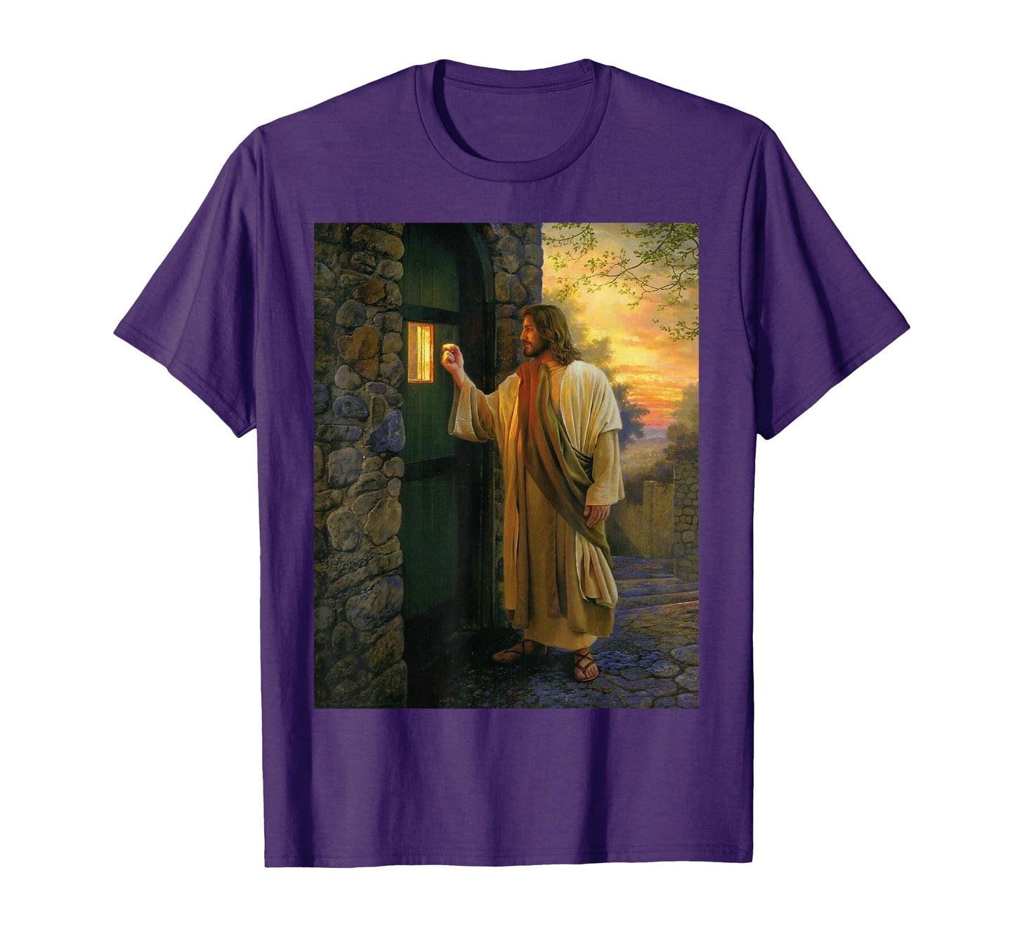 Jesus Knocking On Door Loving Jesus Christ T-Shirt