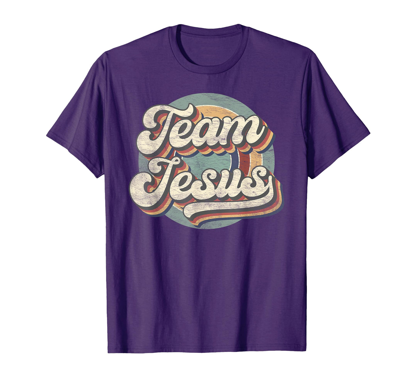 Retro Team Jesus Christian Bible Religious Mens Womens T-Shirt