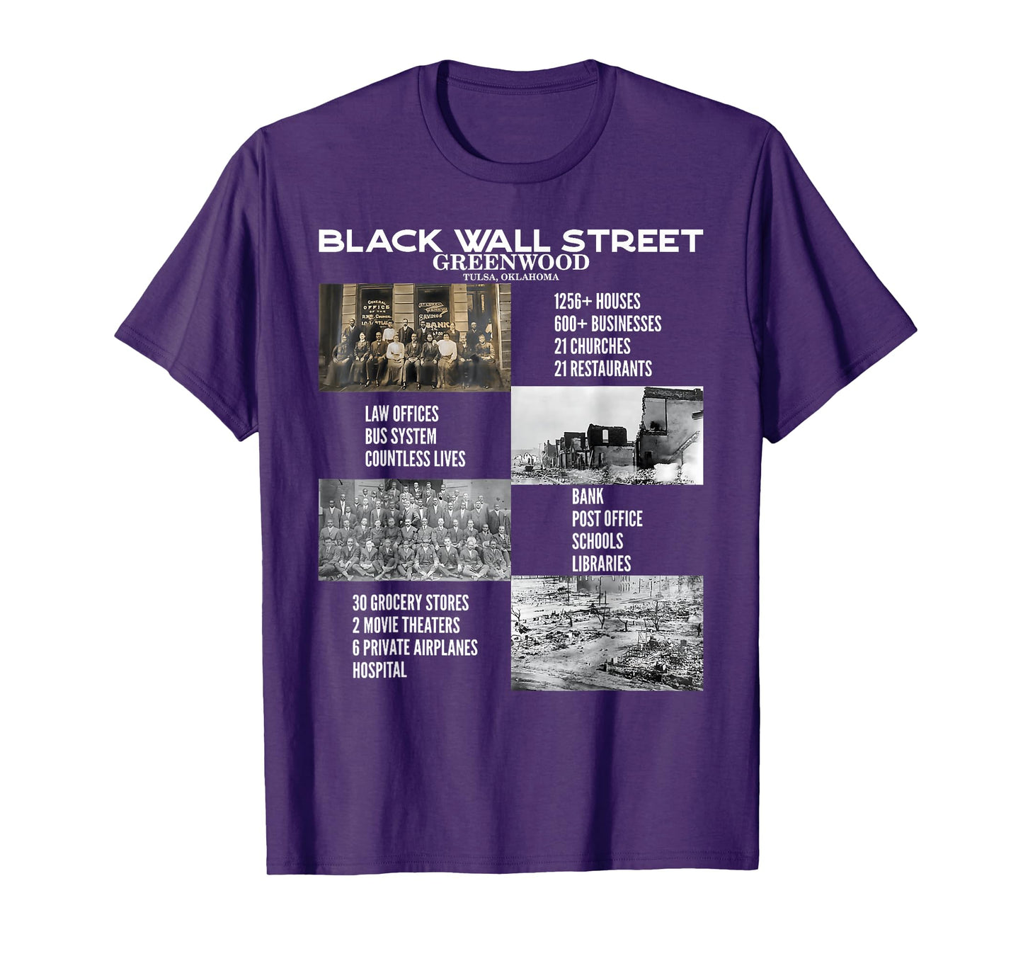 Vintage Black Business Black History Month Black Wall Street T-Shirt