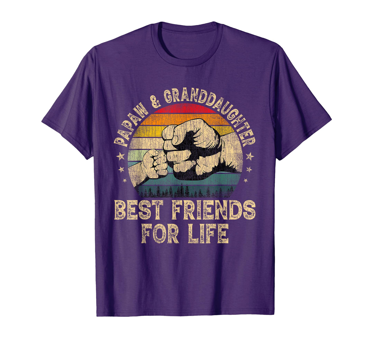 Papaw And Granddaughter Best Friends For Life Fathers Day T-Shirt