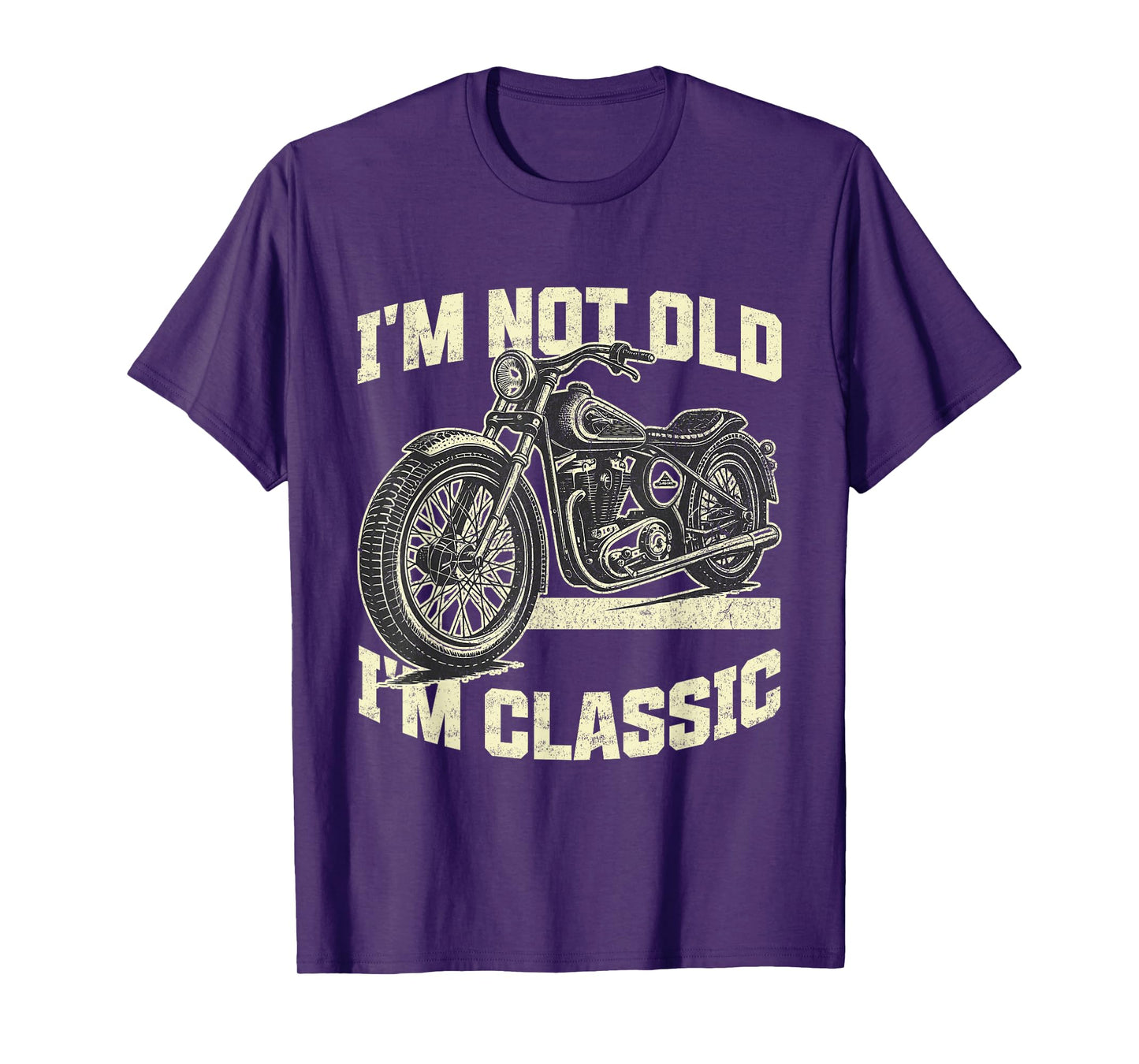 I’m Not Old I’m Classic Vintage Motorcycle Funny Biker Men T-Shirt
