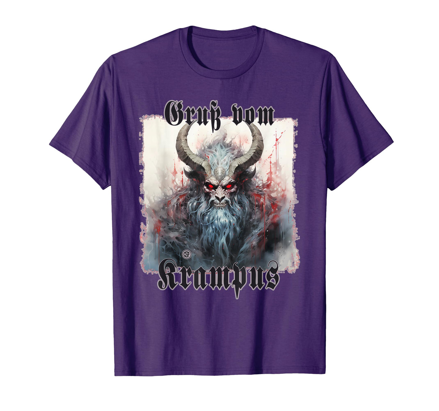 Greeting from Krampus Christmas Legend Figure T-Shirt