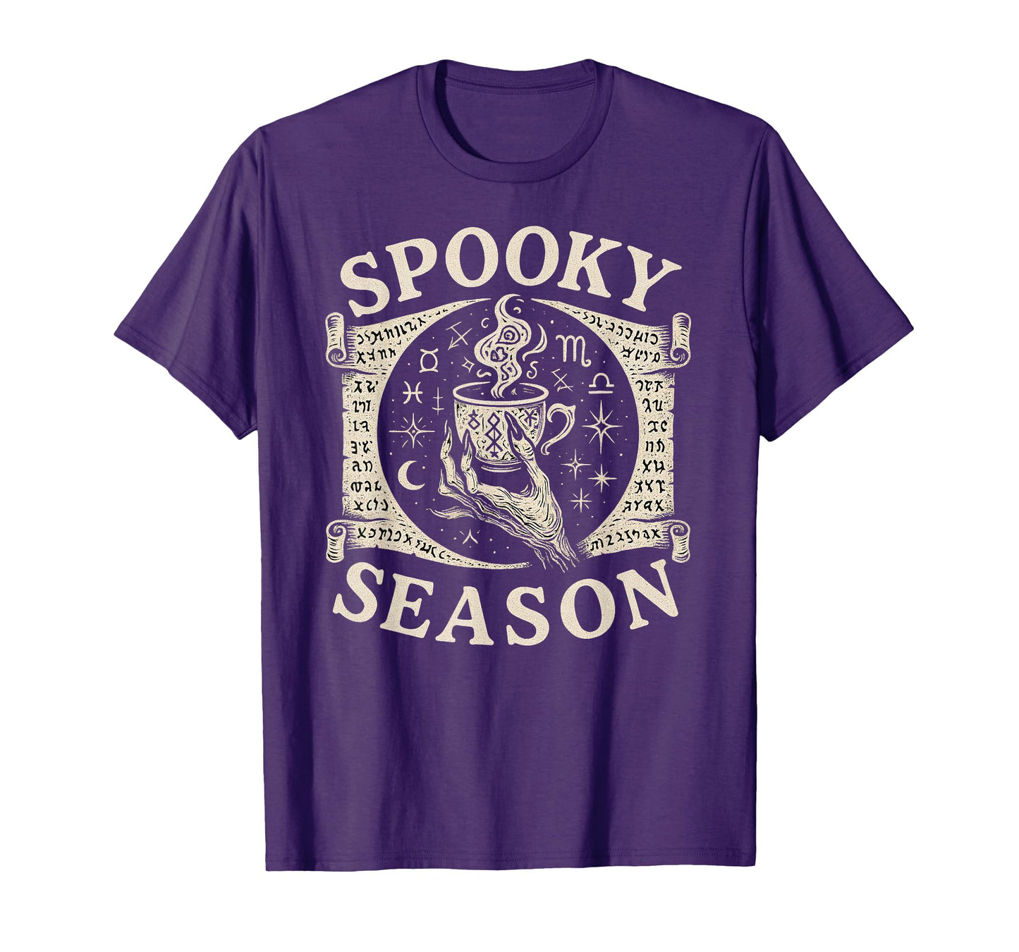 Halloween Spooky Season Witchy Coffee Cup Witch Gothic T-Shirt