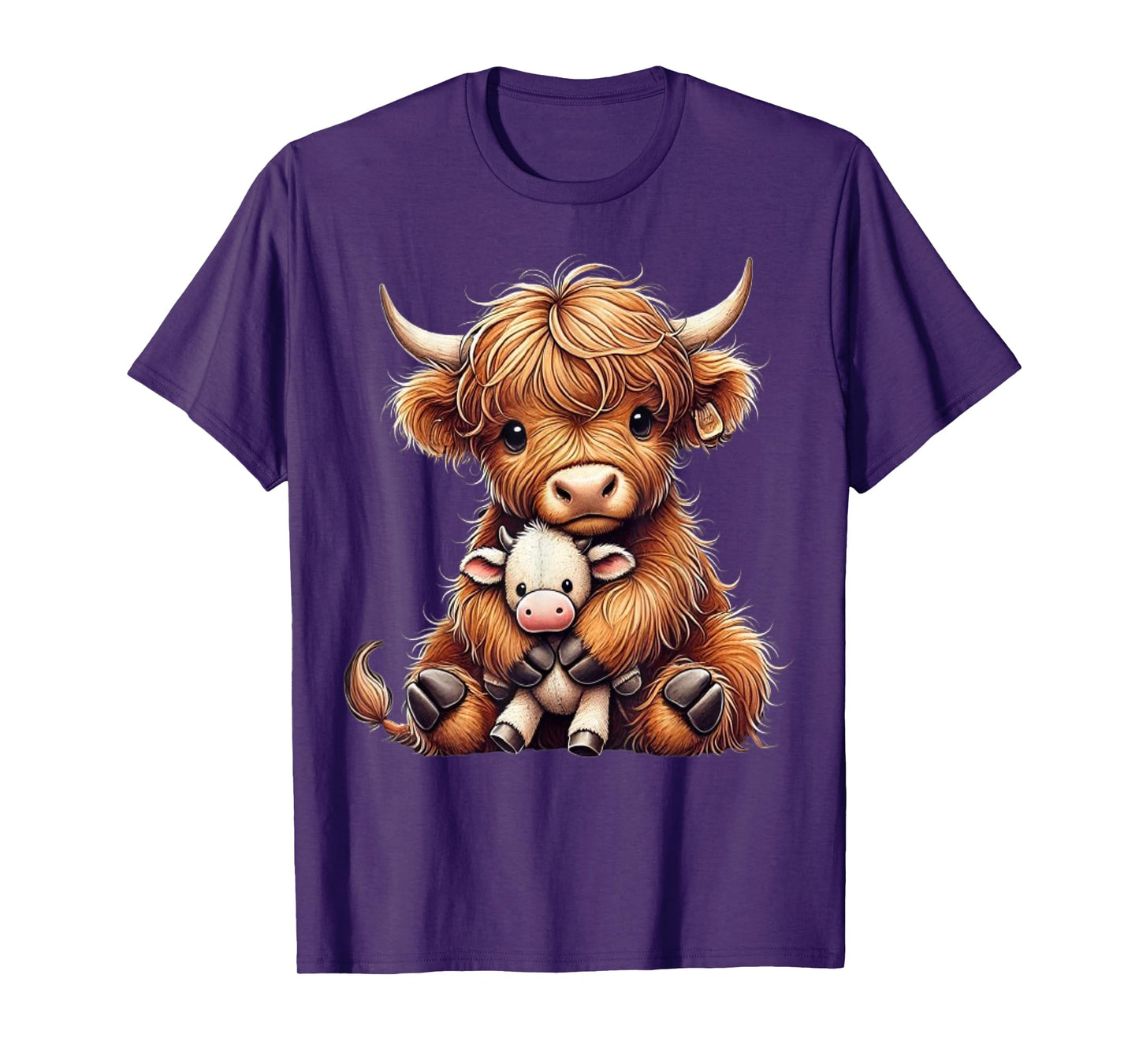 Highland cow design for farmers and highland cow T-Shirt