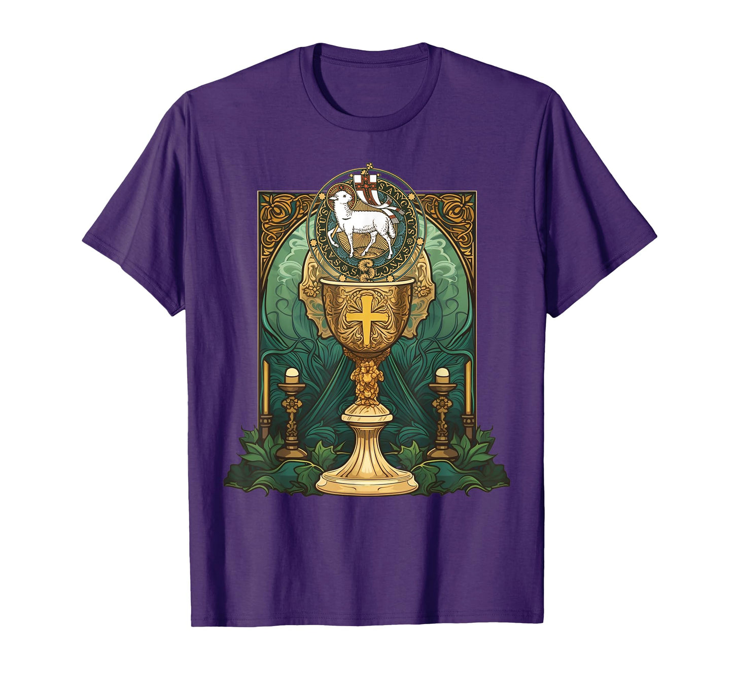 Agnus Dei Sanctus Traditional Latin Mass Catholic T-Shirt