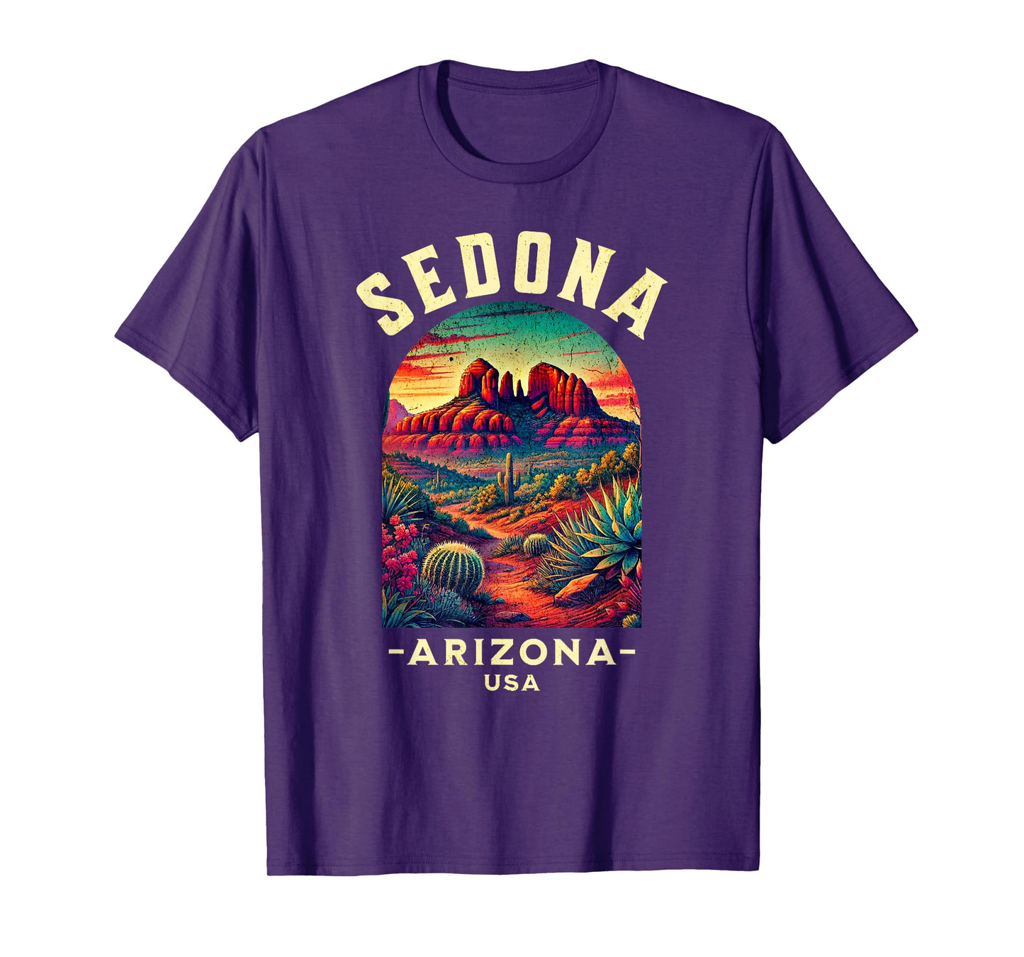 Sedona Arizona Sunset - Nature Lover USA T-Shirt