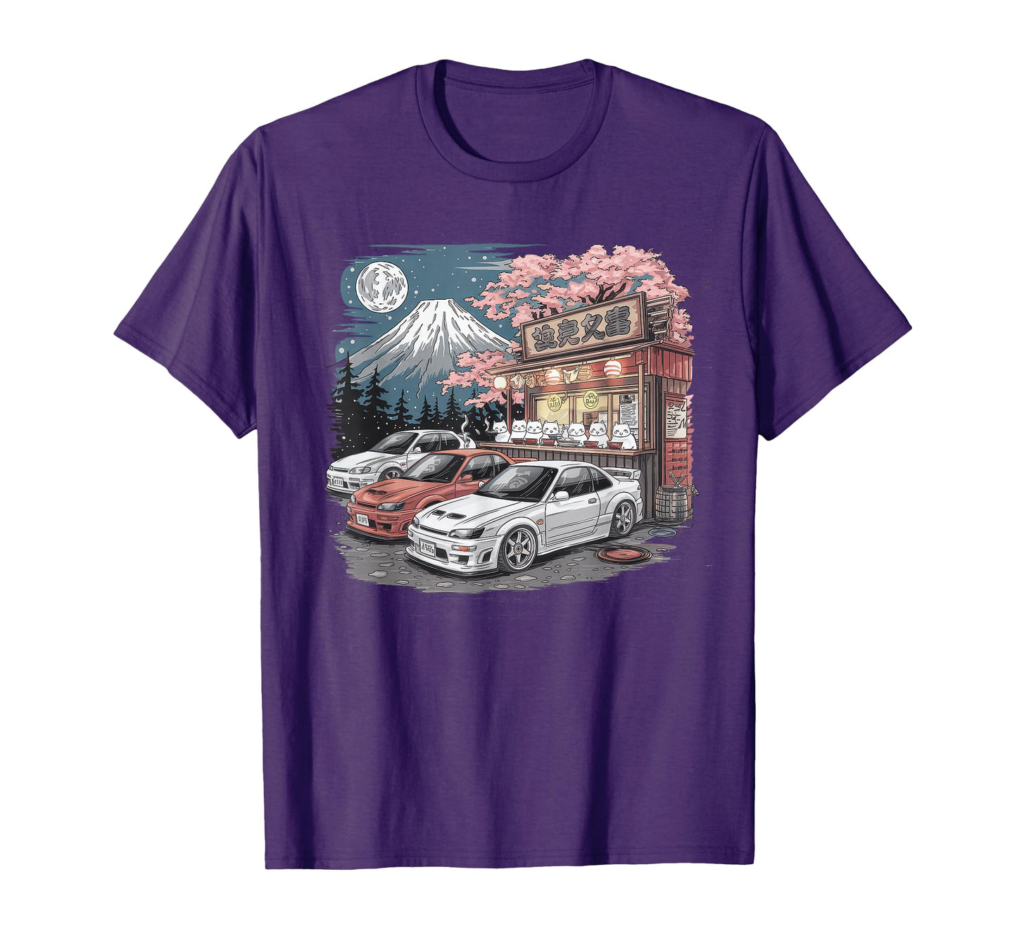 Japanese Car Tshirt Men JDM Japan Street Racing Streetwear T-Shirt