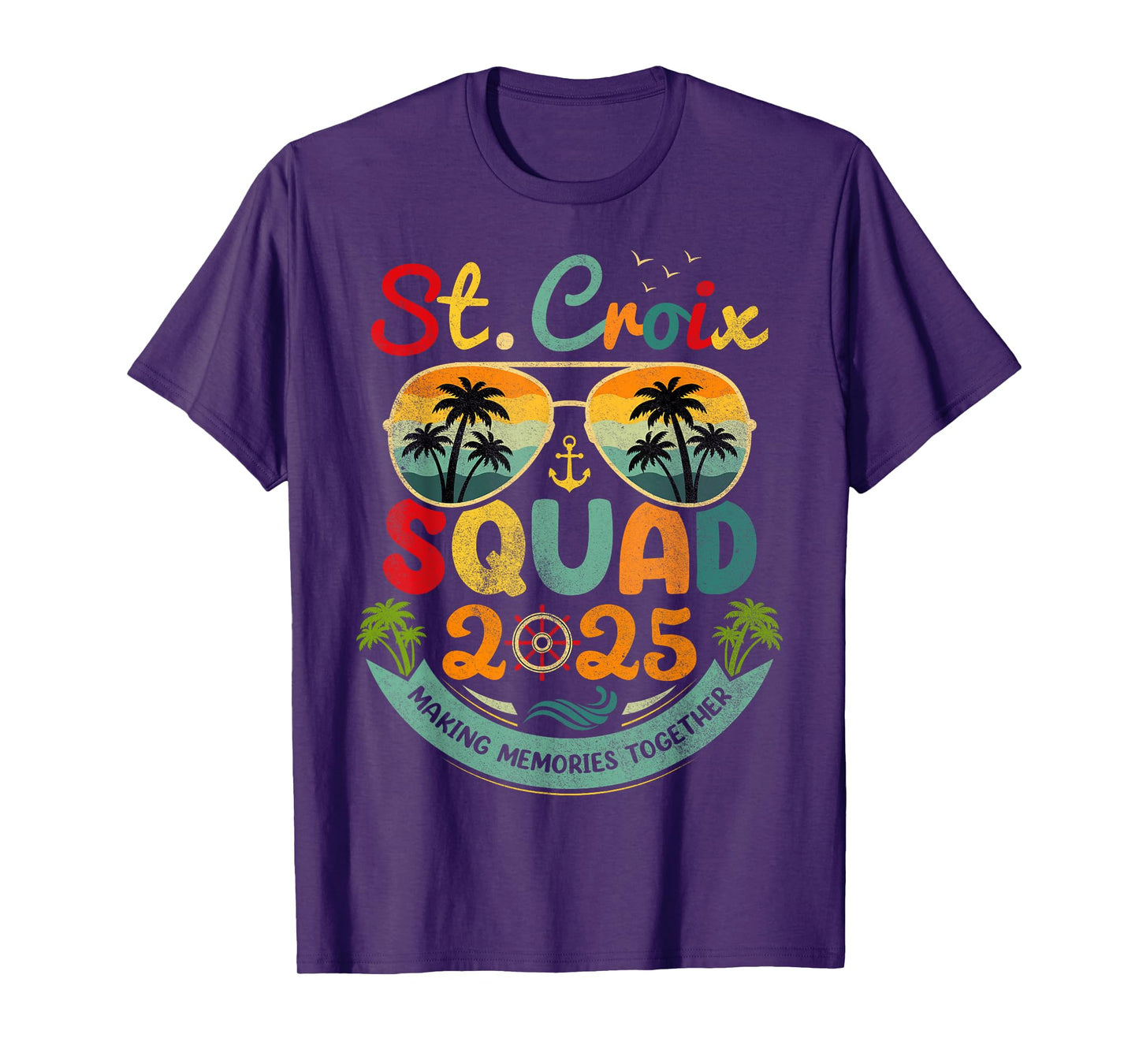 St. Croix Squad 2025 Beach Vacation Vintage St. Croix Group T-Shirt