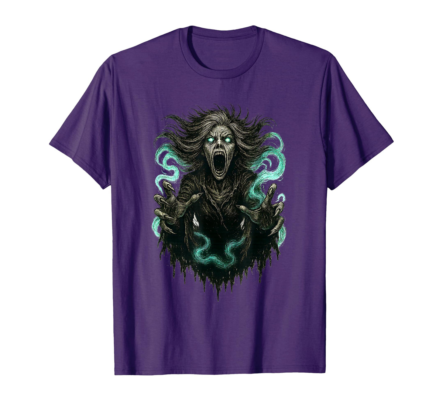 Banshee Wailing Ghost Screamer Spirit Haunting Phantom Tee T-Shirt