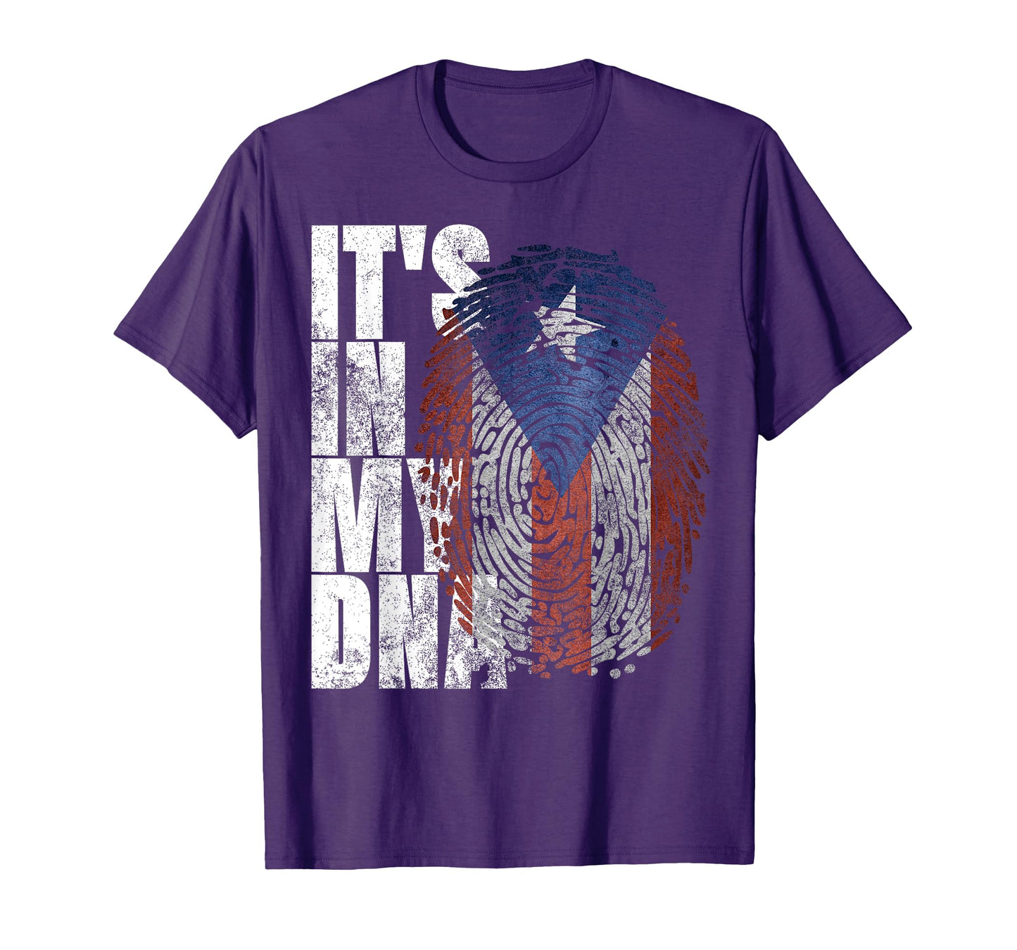 It's In My DNA Puerto Rican Gifts Hispanic Puerto Rico Flag T-Shirt