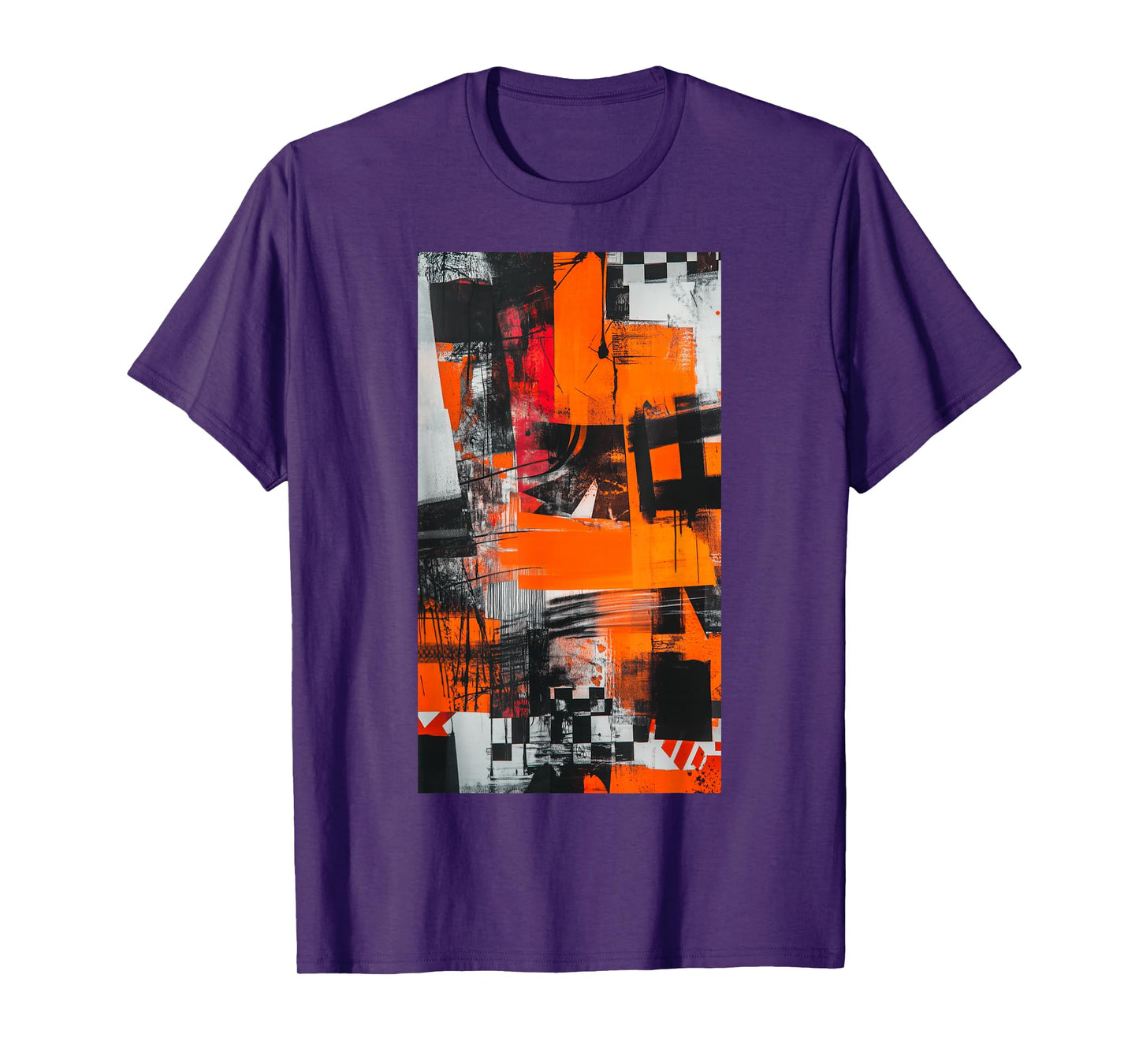 Graffiti Orange Abstract art Modern Colors T-Shirt