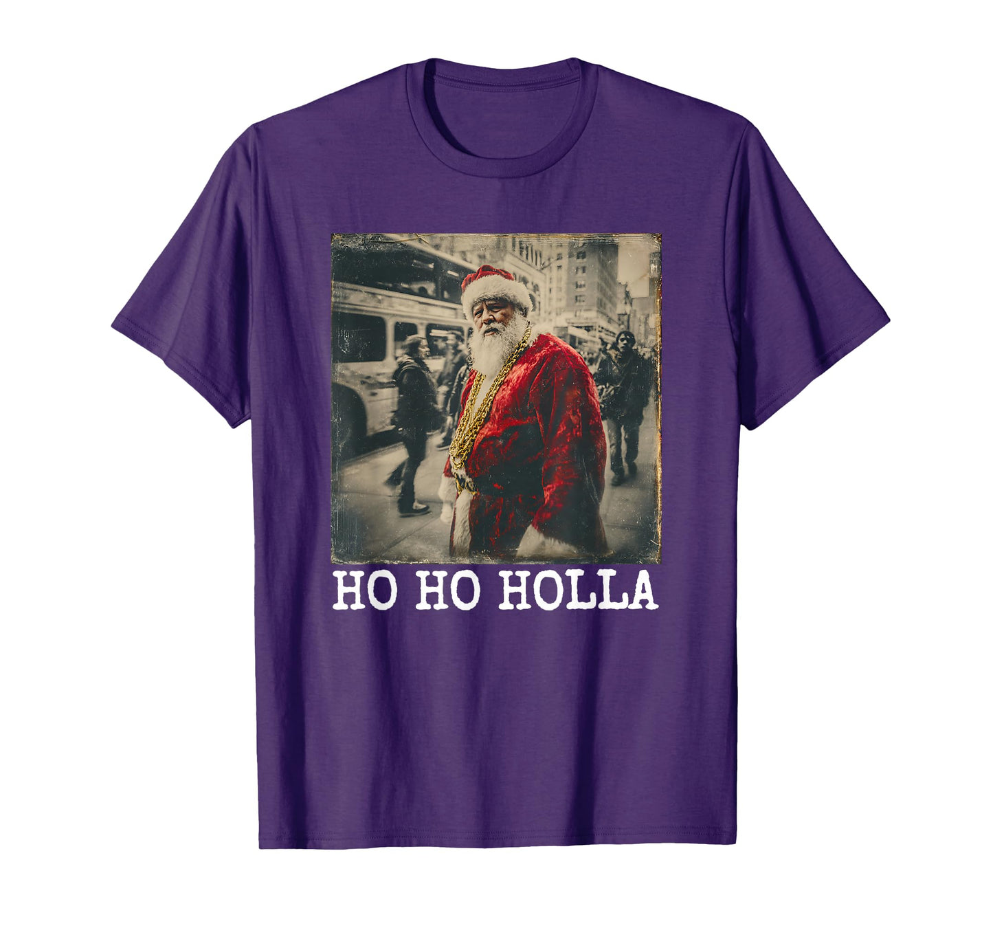 Hip Hop Christmas Gangster Santa T-Shirt