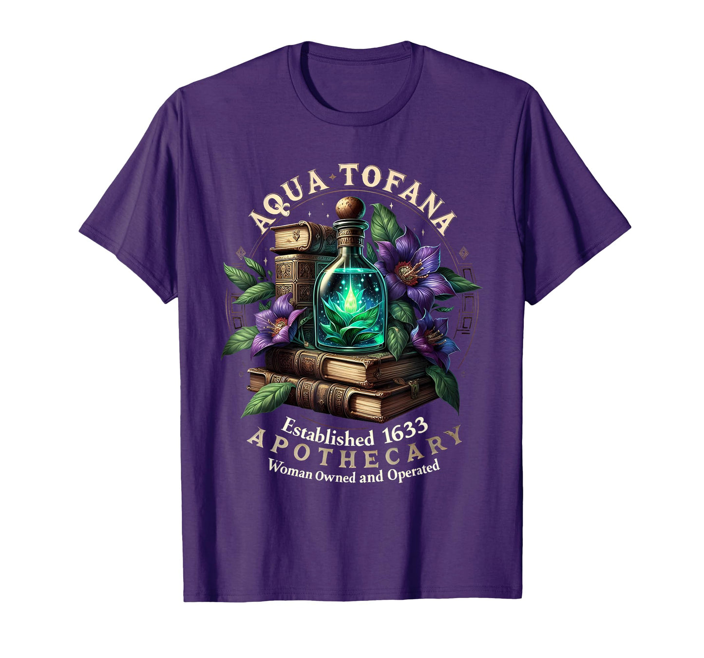 Aqua Tofana Apothecary Feminist Vintage Woman Girl T-Shirt