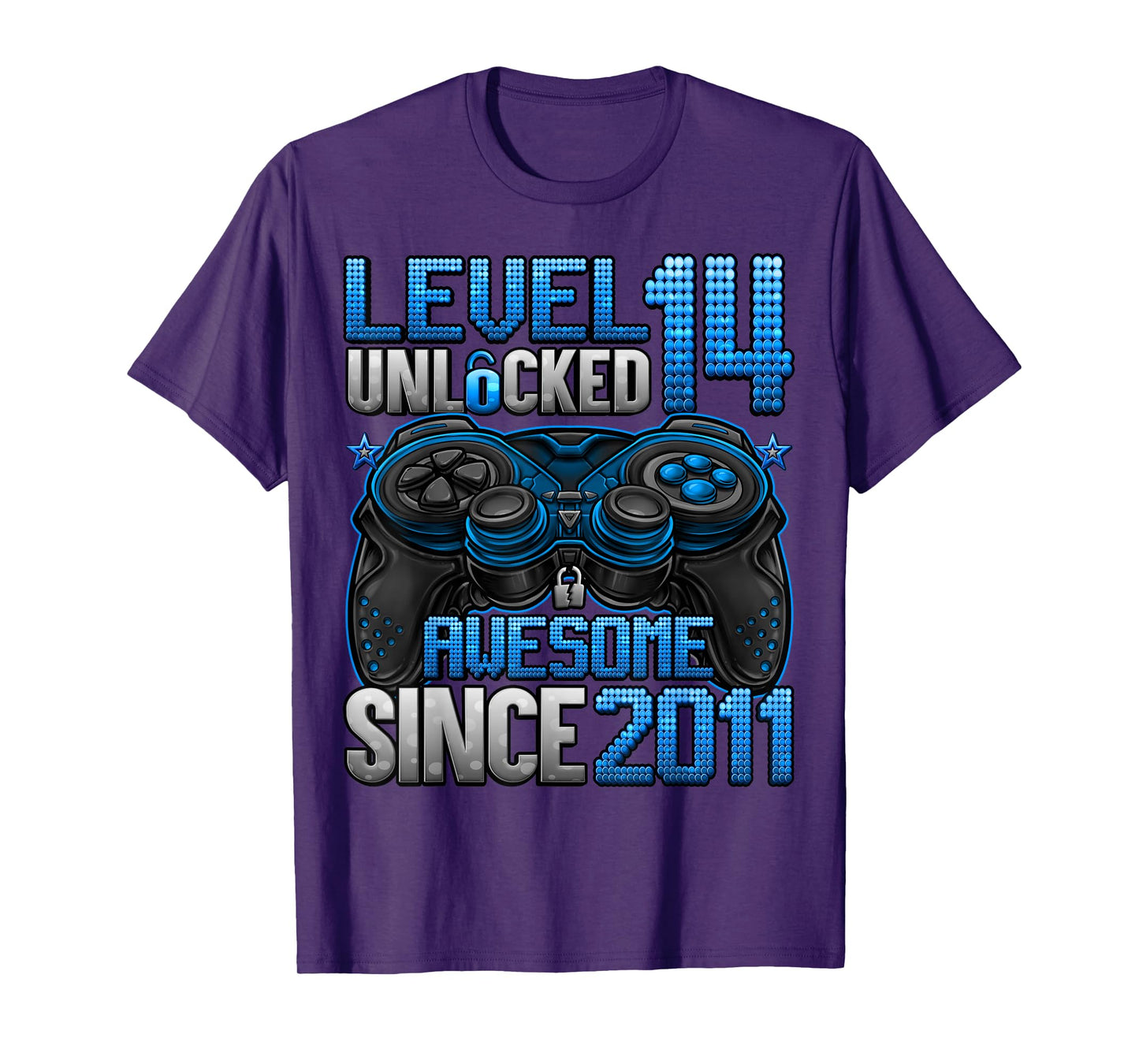 Level 14 Unlocked 14 Year Old Gifts Boys 14th Birthday Boy T-Shirt