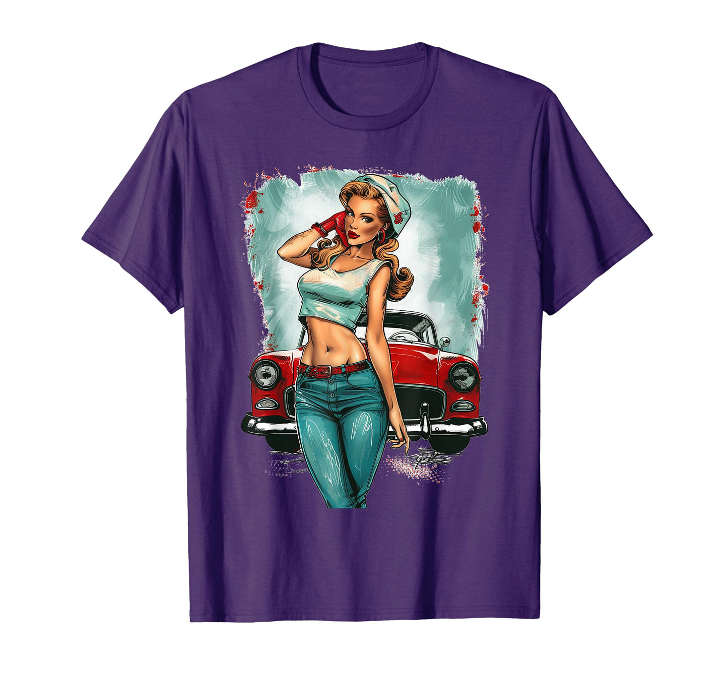 Pinup Girl Pin Up Vintage Retro girls T-Shirt