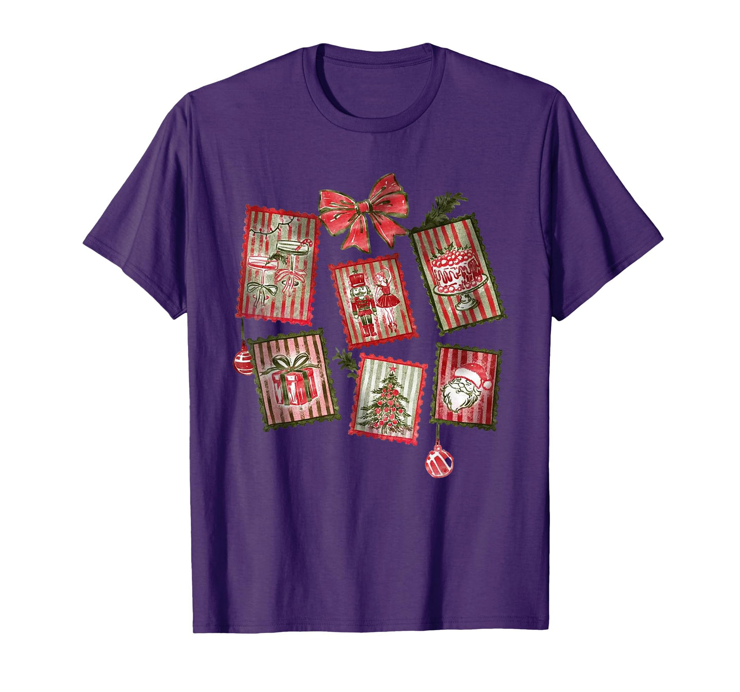 Vintage Whimsical Christmas Nutcracker Ballet Bachelorette T-Shirt
