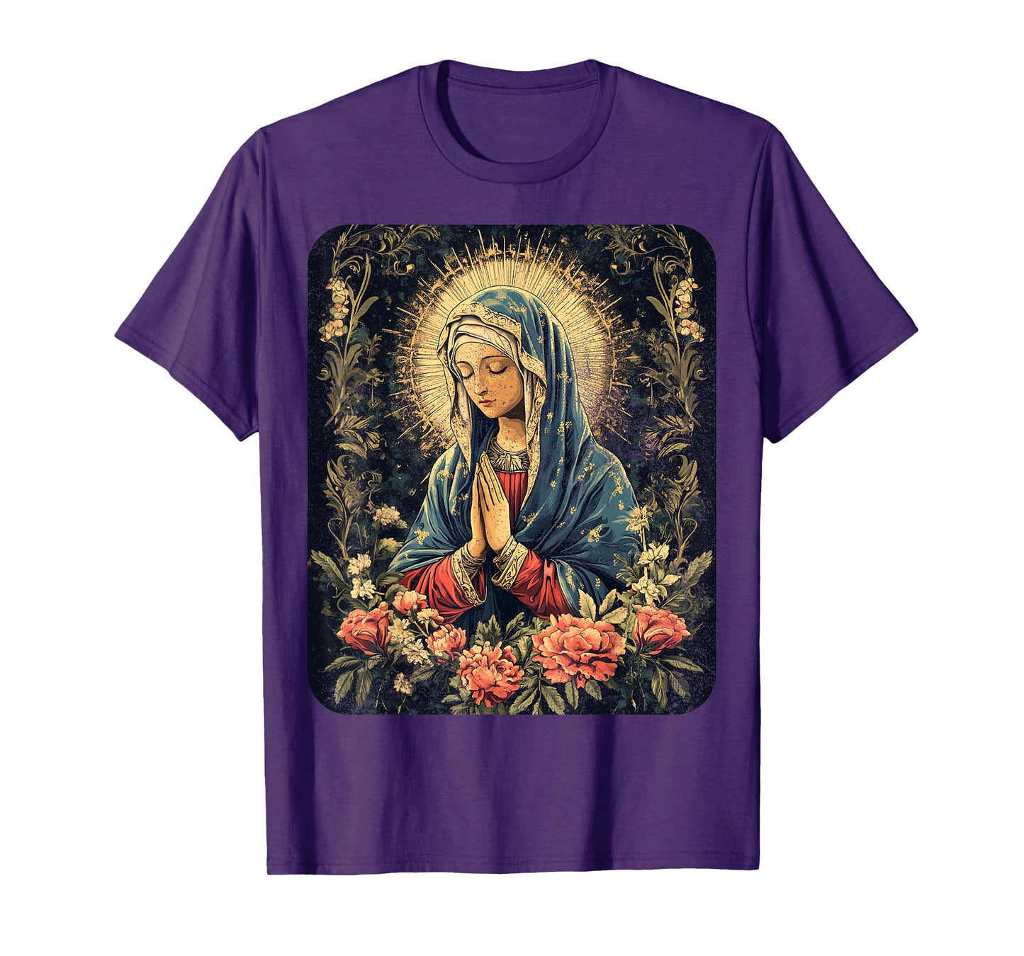 Vintage Virgin Mary Art T-Shirt