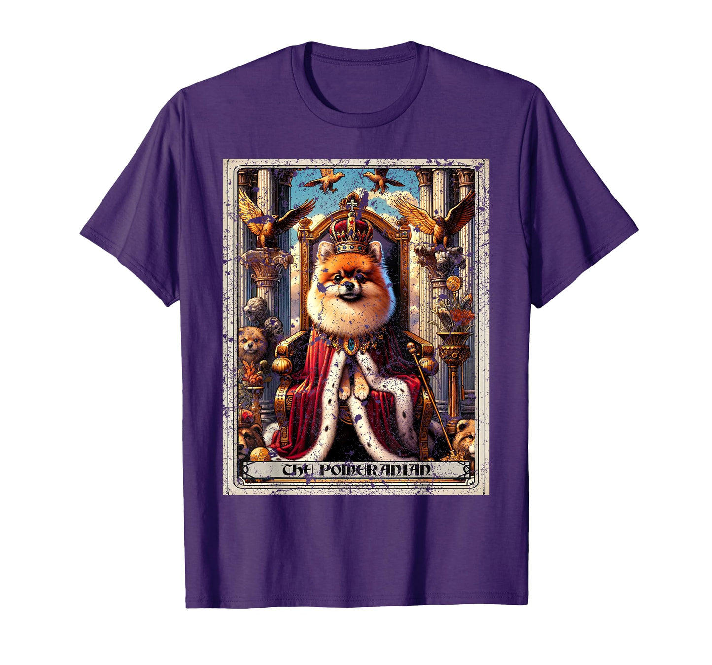 Pomeranian Tarot Card Dog T-Shirt
