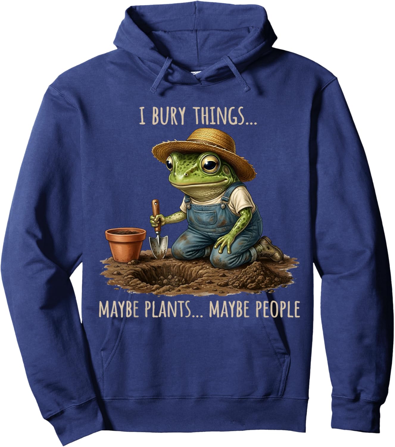 T-Shirt Hoodie - Hoodie | Navy