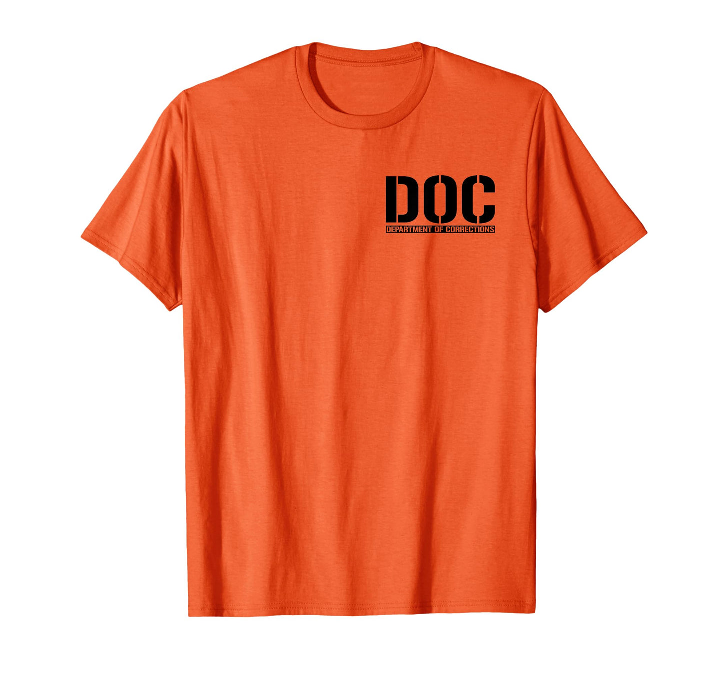 DOC DEPARTMENT OF CORRECTIONS INMATE OFFICER COSTUME TEE T-Shirt