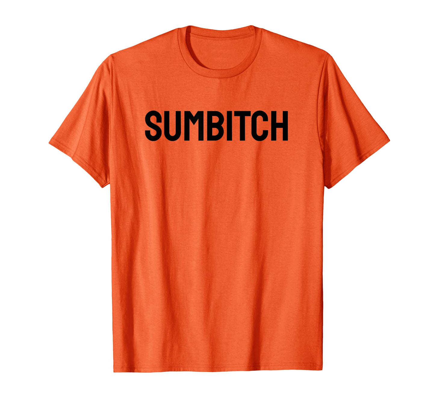 Sumbitch Tees Women's Classic Fit Cotton Polyester Blend White Small Crew Neck Short Sleeve T-Shirt