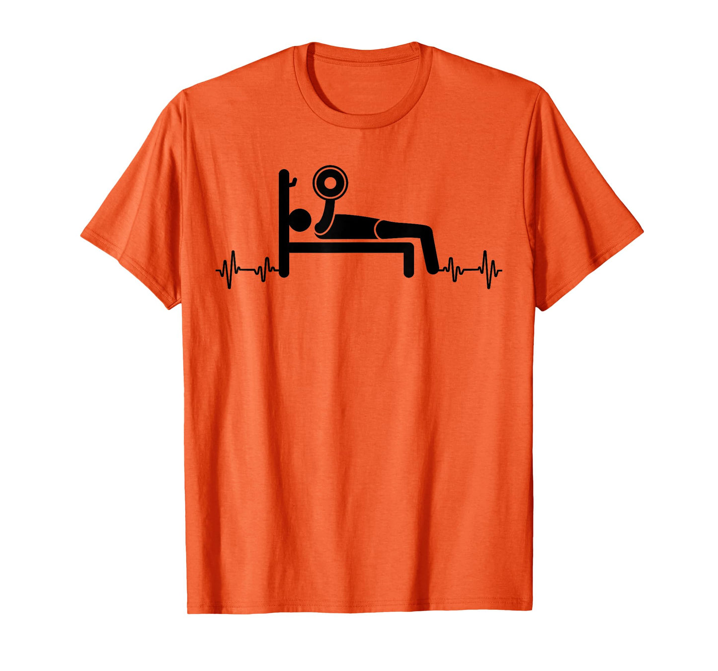 Bench Press Bar Weights Workout Gym Weightlifting Funny T-Shirt