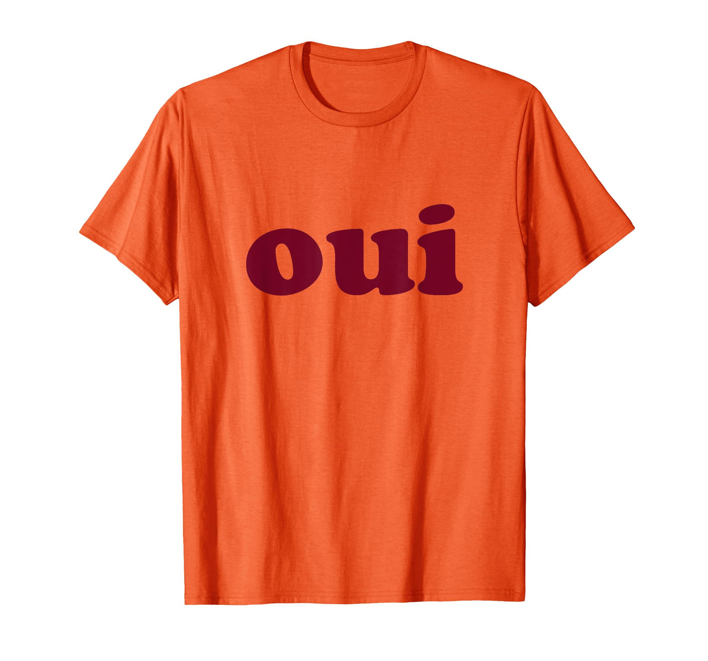 Oui Minimal French Style 90s Vintage Retro Graphic T-Shirt