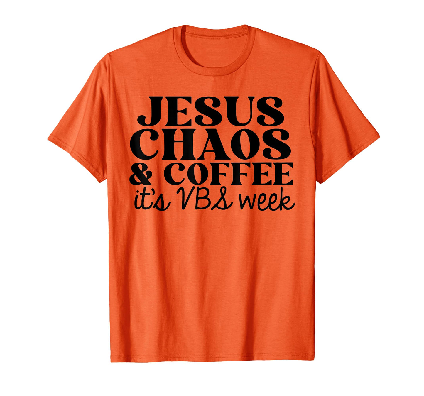 Jesus Chaos and Coffee VBS 2023 T-Shirt