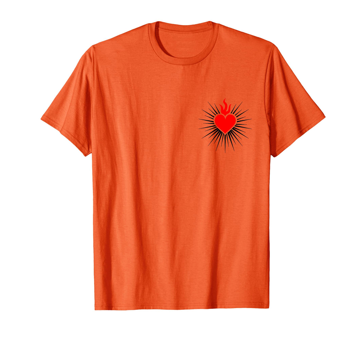 Sacred Heart Love Jesus Christ God Christian Church Religion T-Shirt