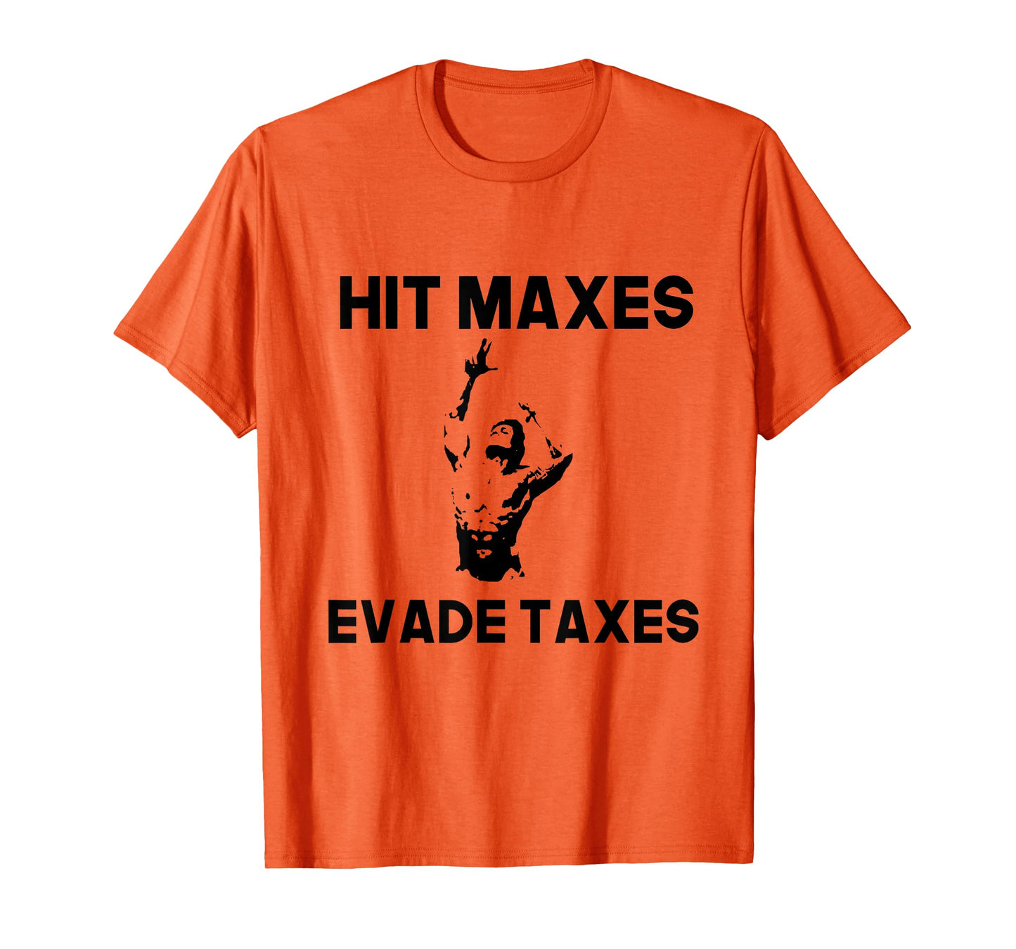 Hit Maxes Evade Taxes Funny Apparel Vintage T-Shirt