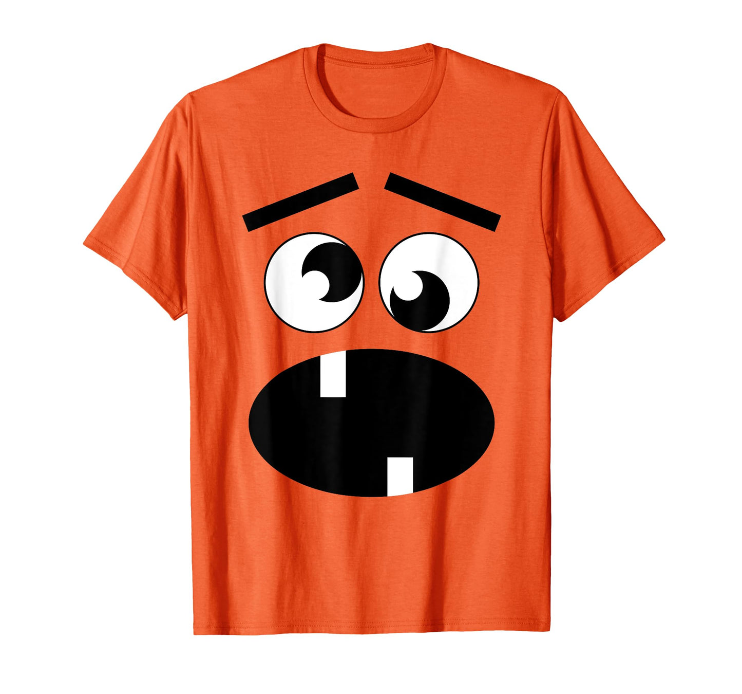 Creepy Carrots Face Halloween Costume Kids T-Shirt