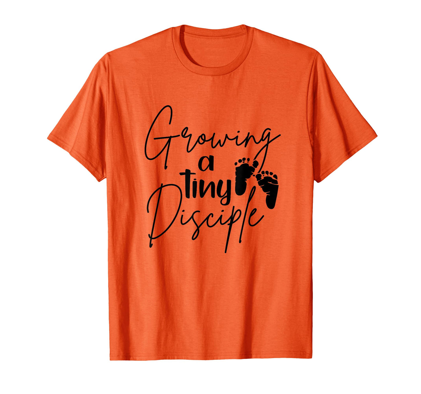 Growing A Tiny Disciple Christian Mom Pregnancy Announcement T-Shirt