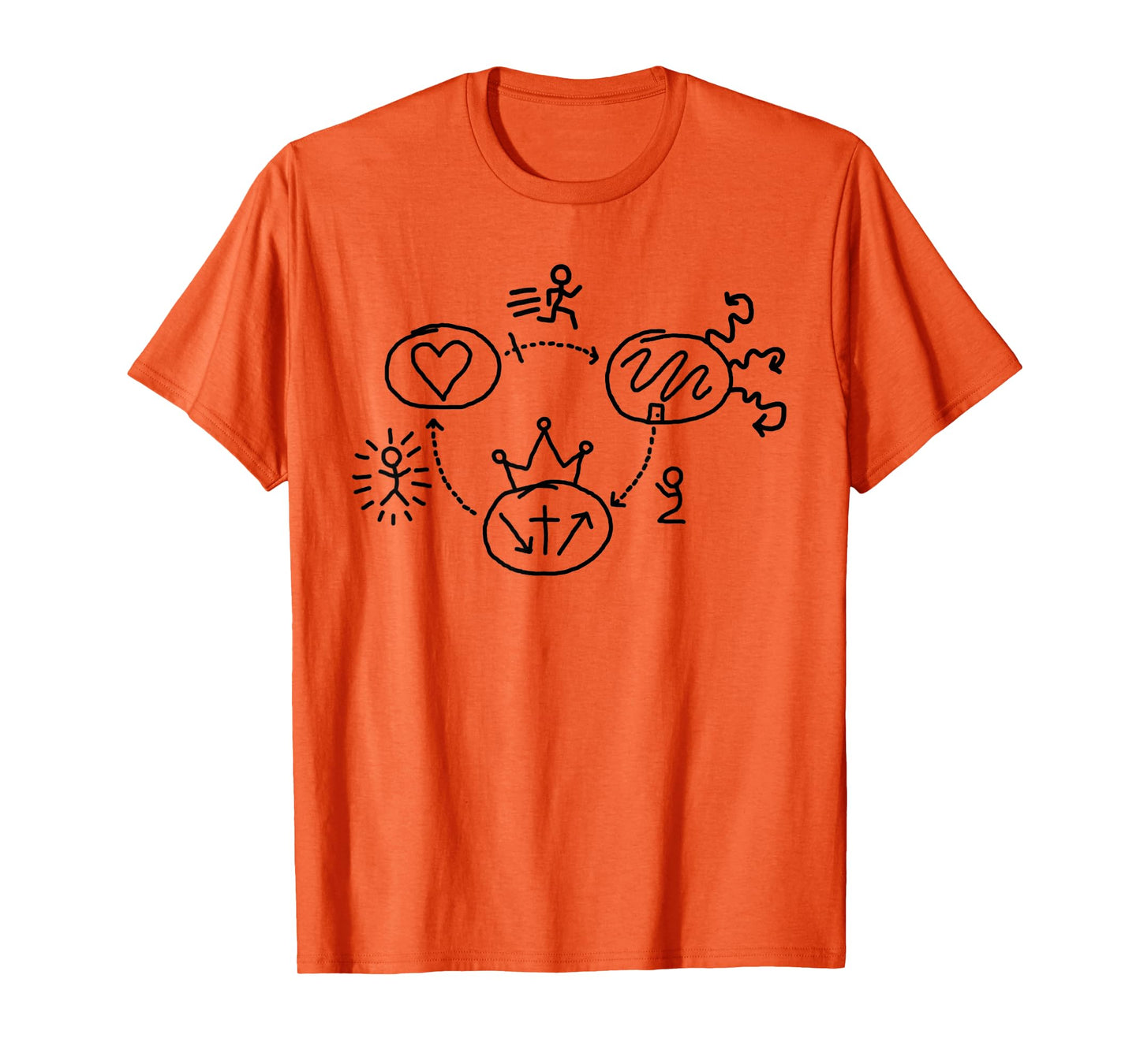 3-Circles - Black Ink T-Shirt